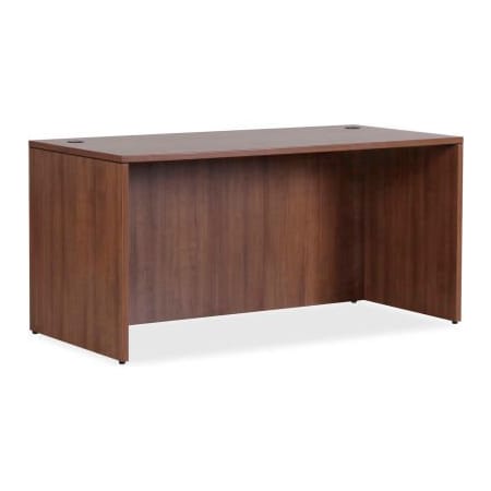 Lorell Lorell Wood Desk Shell - 59" x 29.5" x 29.5" - Walnut - Essentials Series 69968
